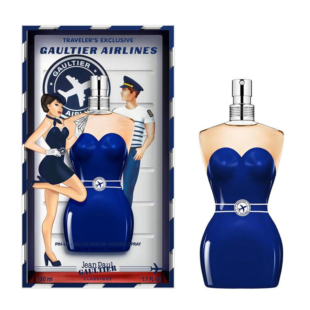 Jean Paul Gaultier Classique Gaultier Airlines Perfume For Women EDP 50ml (Traveler's Exclusive)