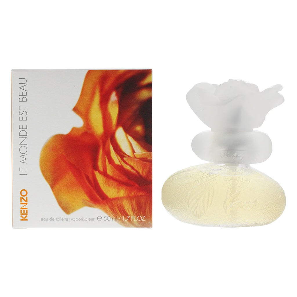 Kenzo Le Monde Est Beau Eau De Toilette For Women - Floral Fruity Perfume 50ml