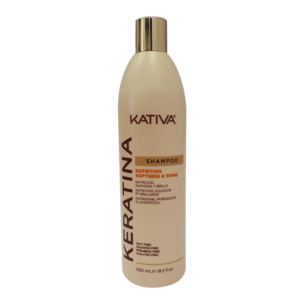 Kativa Keratina Shampoo for All Hair Types, 550ml