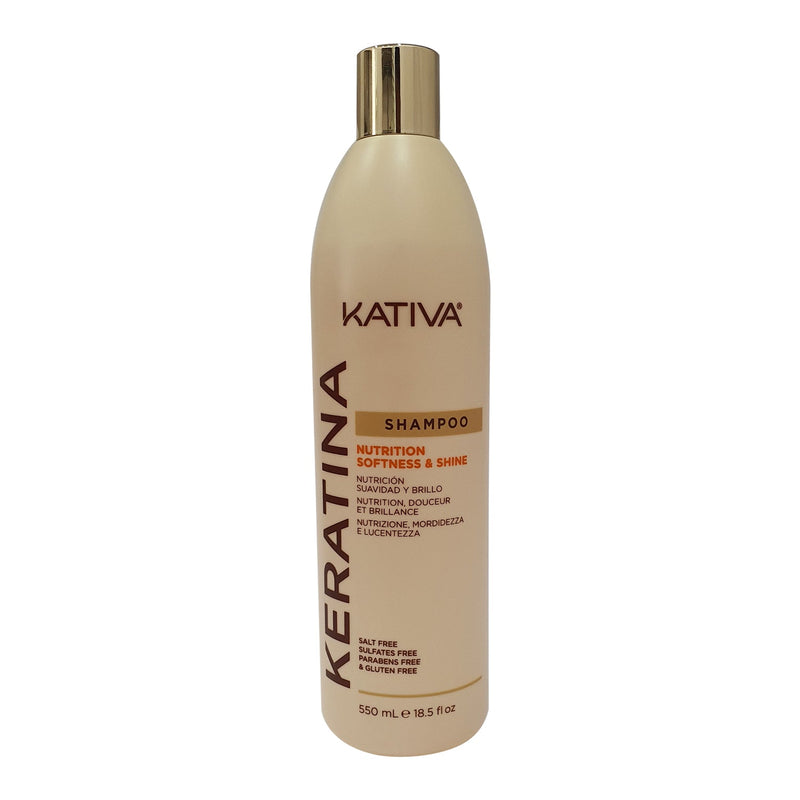 Kativa Keratina Shampoo for All Hair Types, 550ml