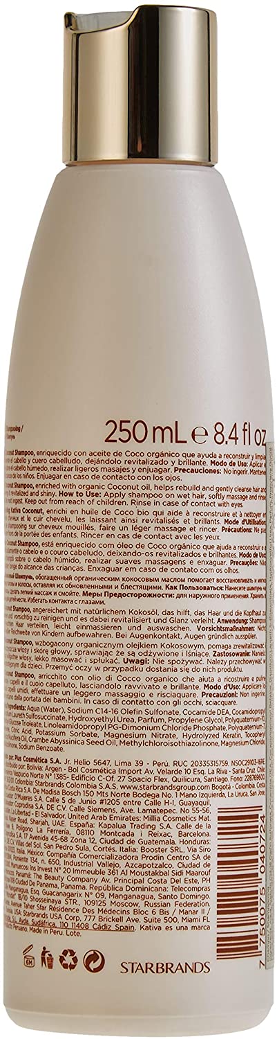 Kativa Coconut Shampoo 250 ml