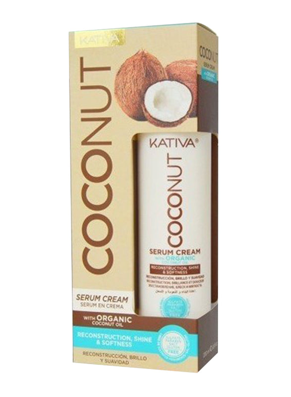 Kativa Coconut Serum Cream for All Hair Types, 200ml