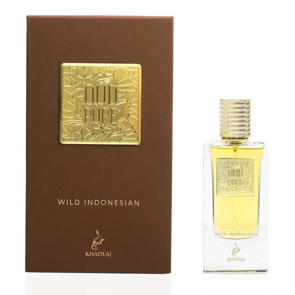 Khadlaj Wild Indonesian Oud Pure Edp Spray For Unisex 60ml