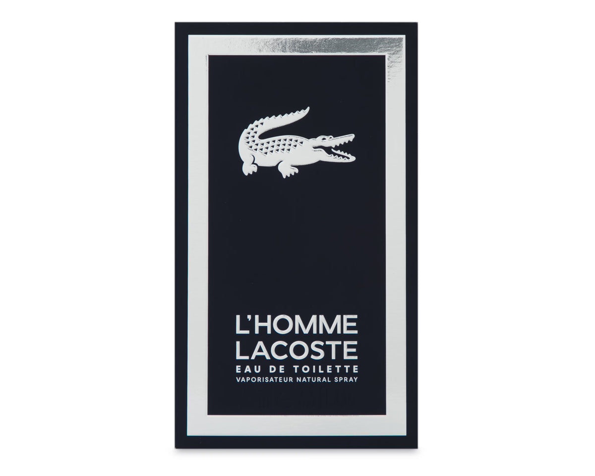 Lacoste L'homme Eau De Toilette For Men - Woody Spicy Perfume 100ml