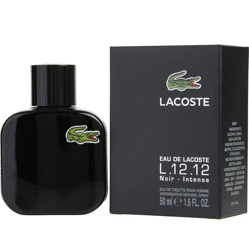 Lacoste Eau De Lacoste L.12.12 Noir Intense Pour Homme Perfume For Men EDT 50ml