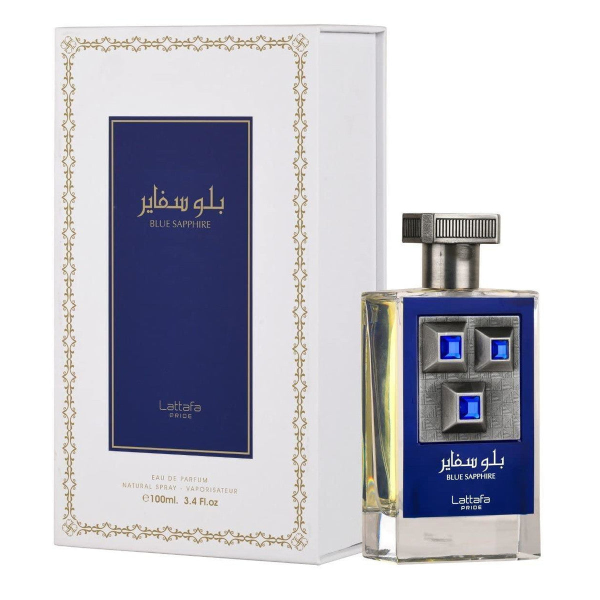 Lattafa Pride Blue Sapphire Perfume For Unisex EDP 100ml