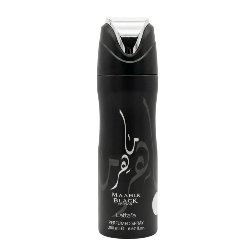 Lattafa Black Edition Deo Perfumed Spray For  Women 200ml