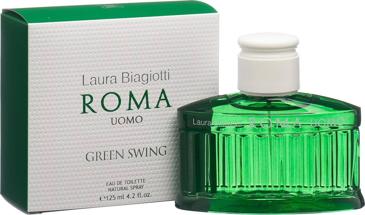 Laura Biagiotti Roma Green Swing Uomo Perfume For Men EDT 125ml