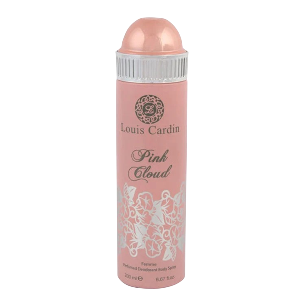 Louis Cardin Pink Cloud Perfumed Deodorant Body Spray For Women, 200ML