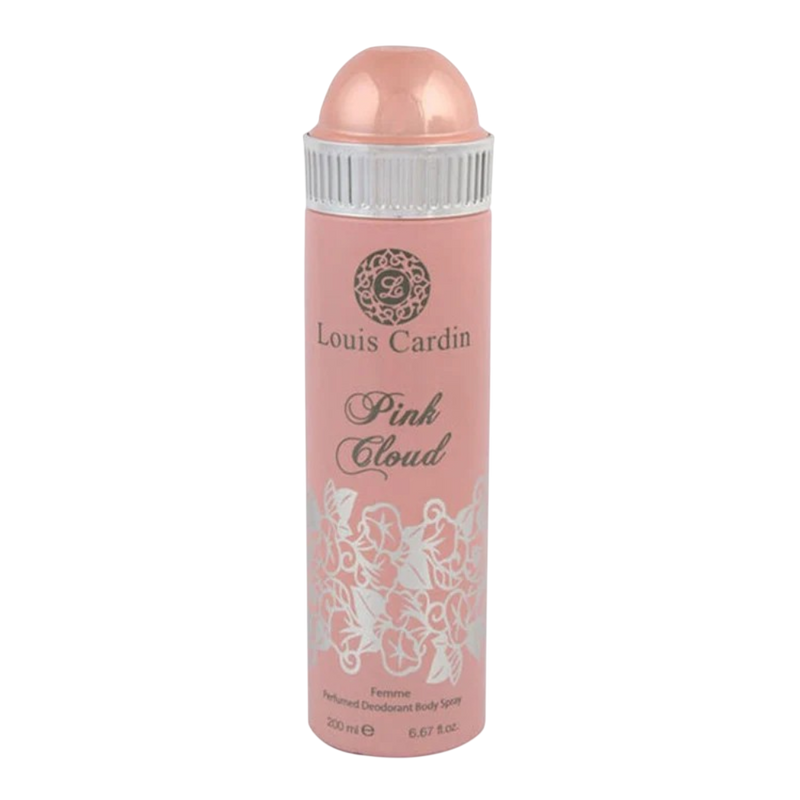 Louis Cardin Pink Cloud Perfumed Deodorant Body Spray For Women, 200ML