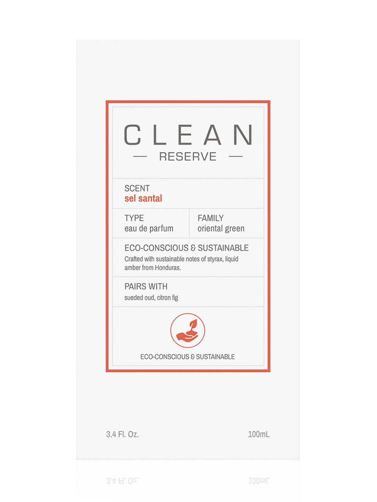 Clean Reserve Sel Santal Perfume For Unisex EDP 100ml