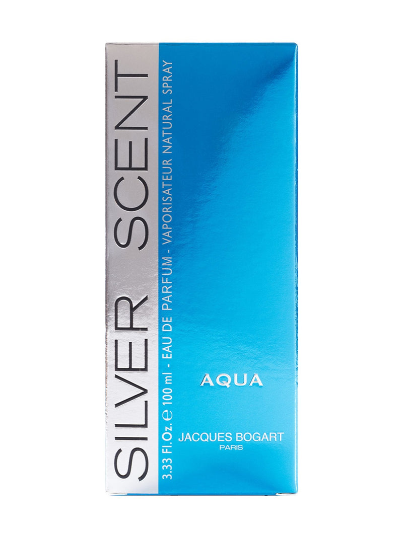 Jacques Bogart Silver Scent Aqua Eau De Parfum For Men - Aromatic Aquatic Perfume 100ml