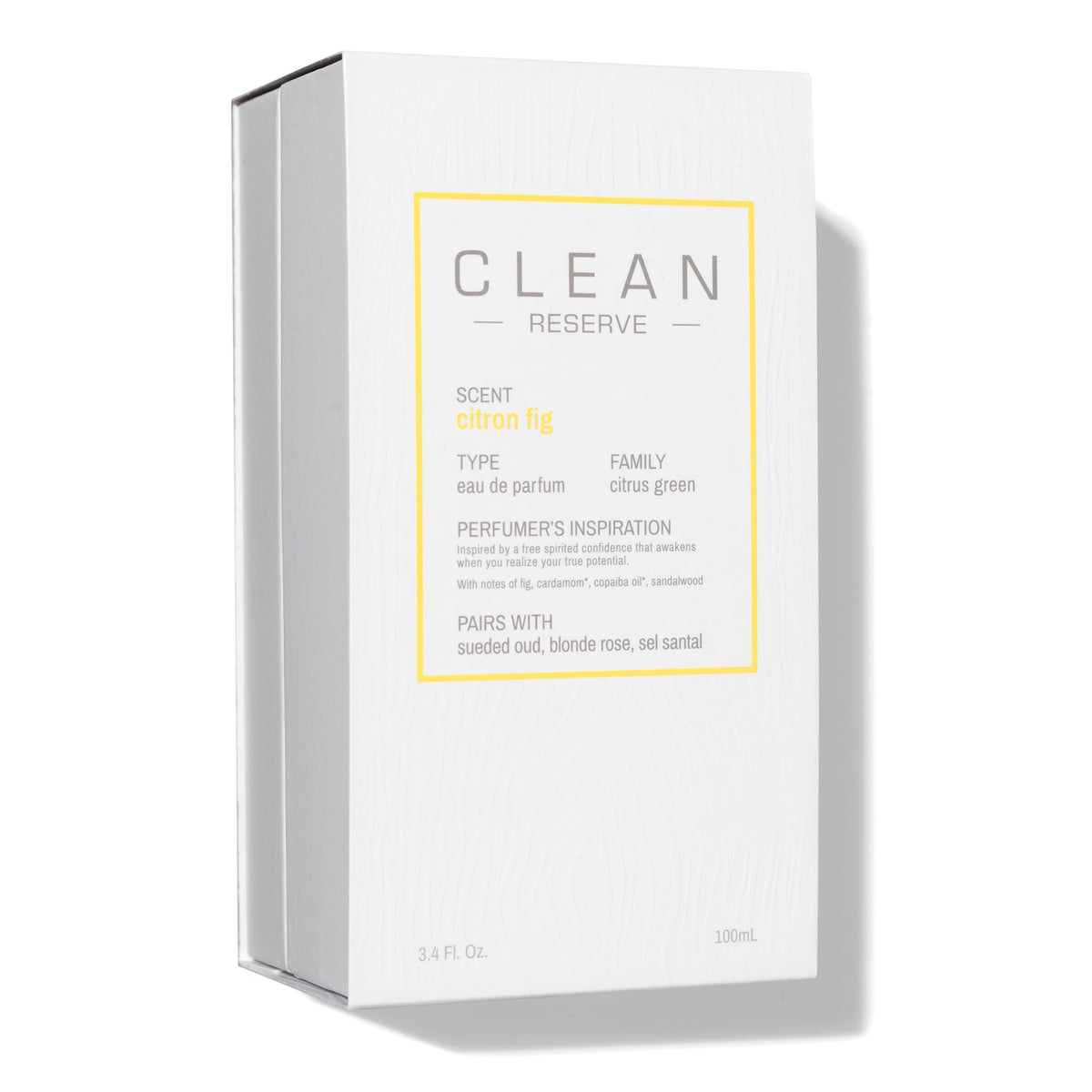 Clean Reserve Citron Fig Eau De Parfum For Unisex - Citrus Perfume 100ml