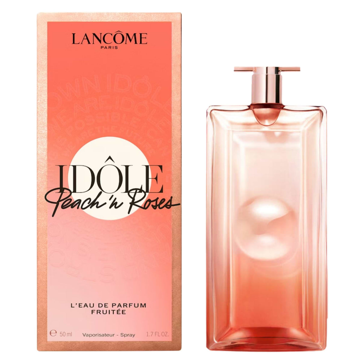 Lancome Idole Peach'N Roses  L' Eau De Parfum Fruitee For Women-Floral Fruity Perfume 50ml
