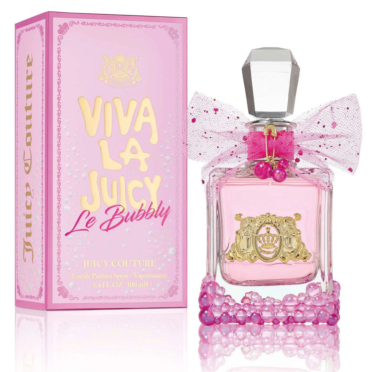 Juicy Couture Viva La Juicy Le Bubbly Eau De Parfum For Women - Floral Fruity Gourmand Perfume 100ml