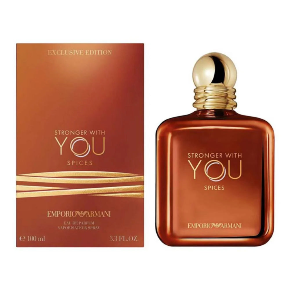 Giorgio Armani Emporio Armani Stronger With You Spices Exclusive Edition EDP For Unisex - Oriental Spicy Perfume 100ml
