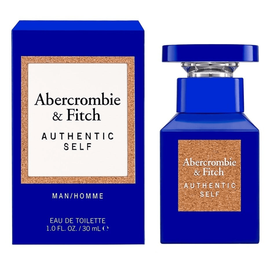 Abercrombie & Fitch Authentic Self Man Eau De Toilette For Men - Fougère?Amber Perfume 30ml