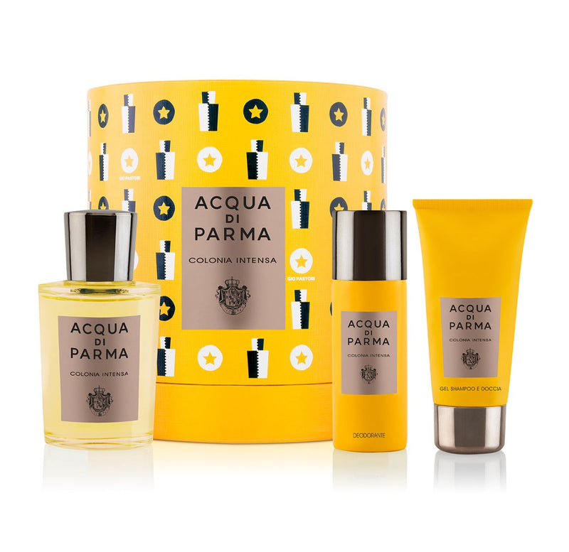 Acqua Di Parma Colonia Intensa Men Set Edc 100 Ml + Hair&Shower Gel 75 Ml + Deo Spray 50 Ml