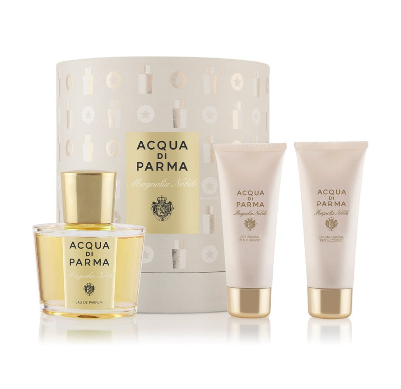 Acqua Di Parma Magnolia Nobile Women Set Edp 100Ml + Sublime Body Cream 75G + Sublime Bath Gel 75Ml