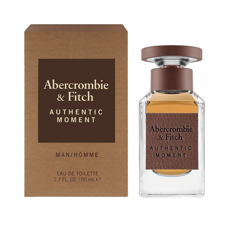 Abercrombie & Fitch Authentic Moment Man Eau De Parfum For Men - Woody?Amber Perfume 50ml