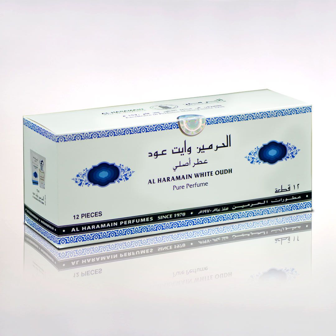 Al Haramain White Oudh - Perfume Oil for Unisex 15ml, 1Pc