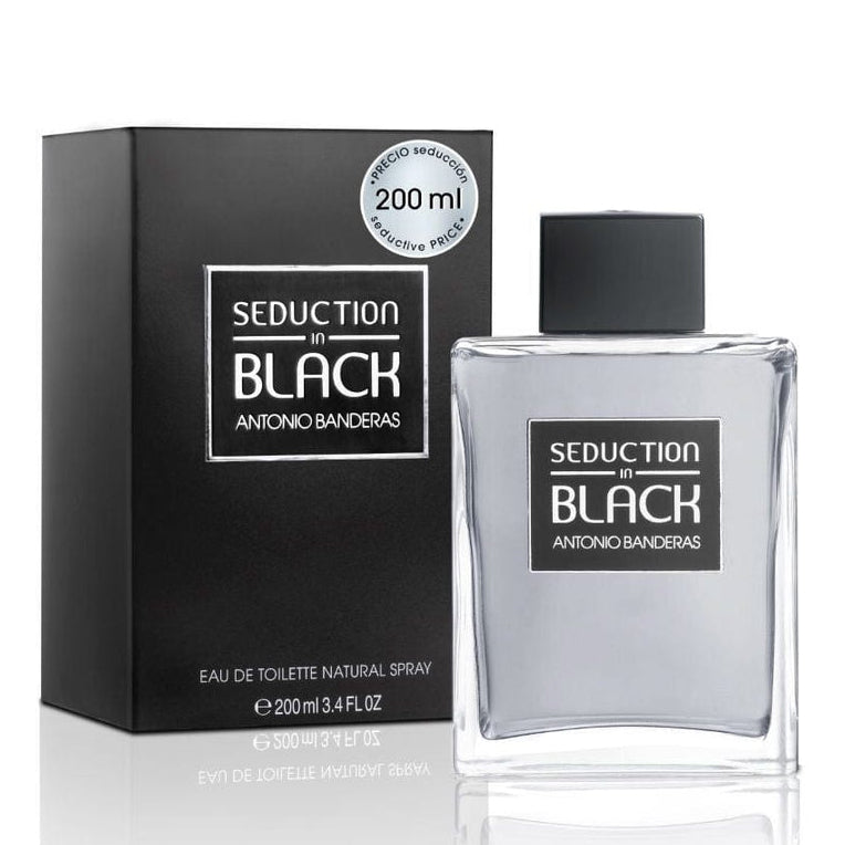 Antonio Banderas Black Seduction For Men Eau De Toilette For Men - Oriental Spicy Perfume 200ml