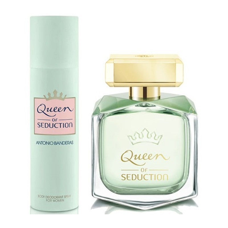 Antonio Banderas Queen Of Seduction For Women EDT 80ml+150ml Deodorent Set