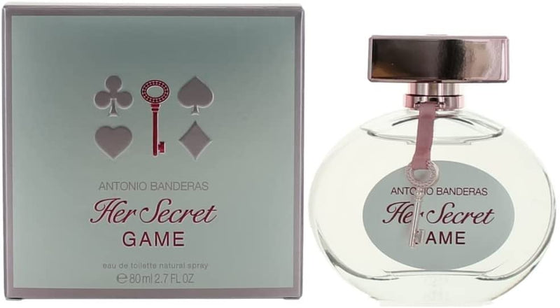 Antonio Banderas Her Secret Game Eau de Toilette Spray - perfumes for women, 2.7 oz