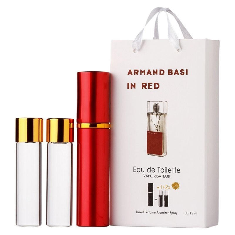 ARMAND BASI IN RED EDT 15ML+2X15ML REFILL
