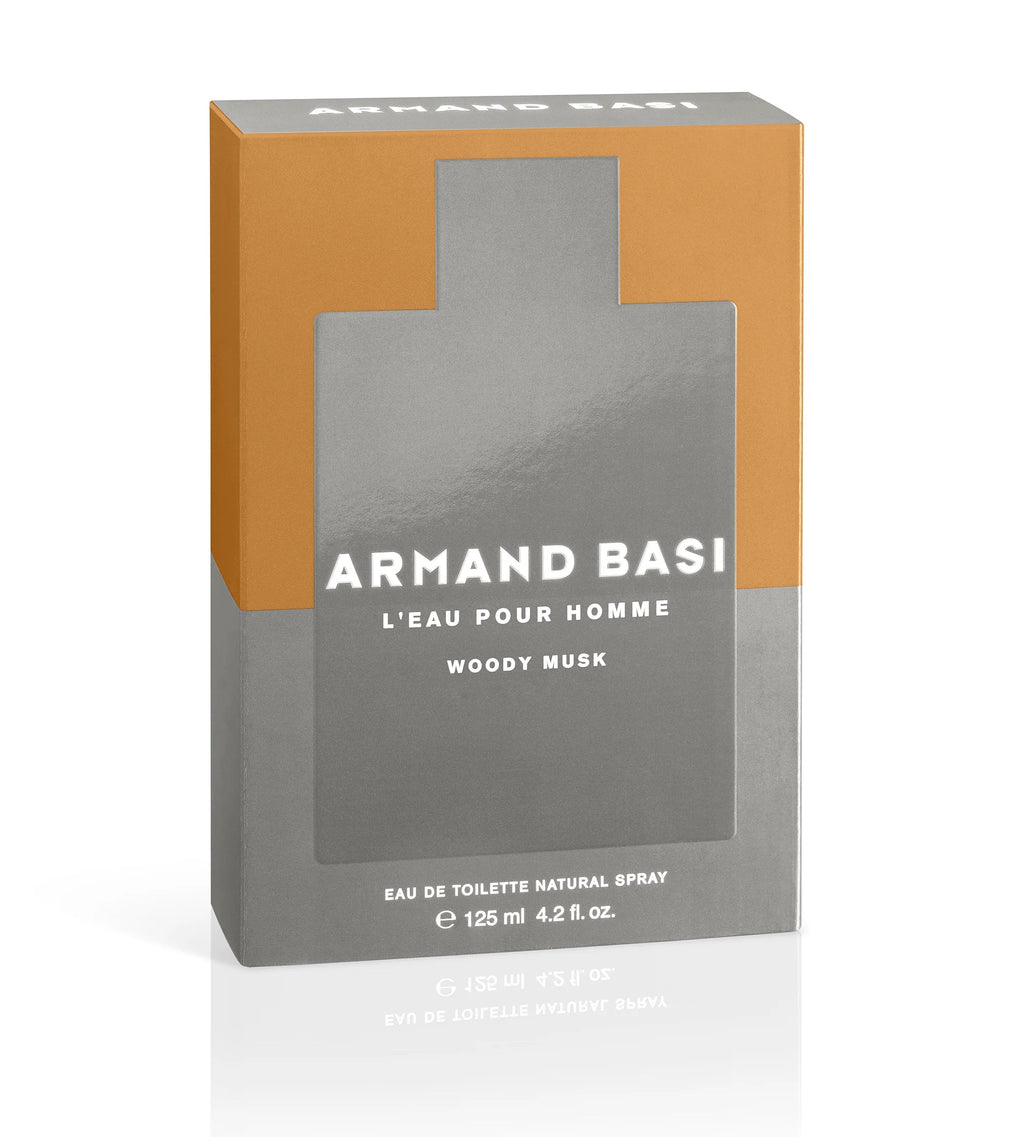 Armand Basi L’Eau Woody Musk Pour Homme Eau de Toilette, Woody Spicy Fragrance For Men 125ml