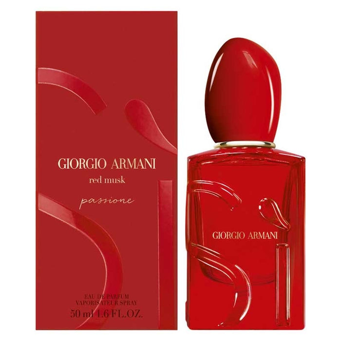 Giorgio Armani Sì Passione Red Musk Eau de Parfum, Floral Fruité Pour Femme For Women 50ml