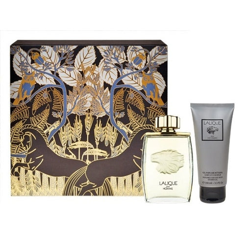 LALIQUE LION FOR MEN EDP 125ML+100ML SHOWER GEL SET