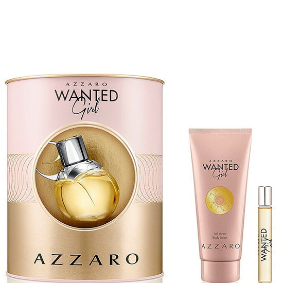 AZZARO WANTED GIRL SET FOR WOMEN EDP 80 ml + EDP 7.5 ml + BODY LOTION 100 ml