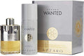 AZZARO Wanted Gift Set, Eau De Parfum & Deodarant Spray For Men, 3.4 oz + 5.1 oz