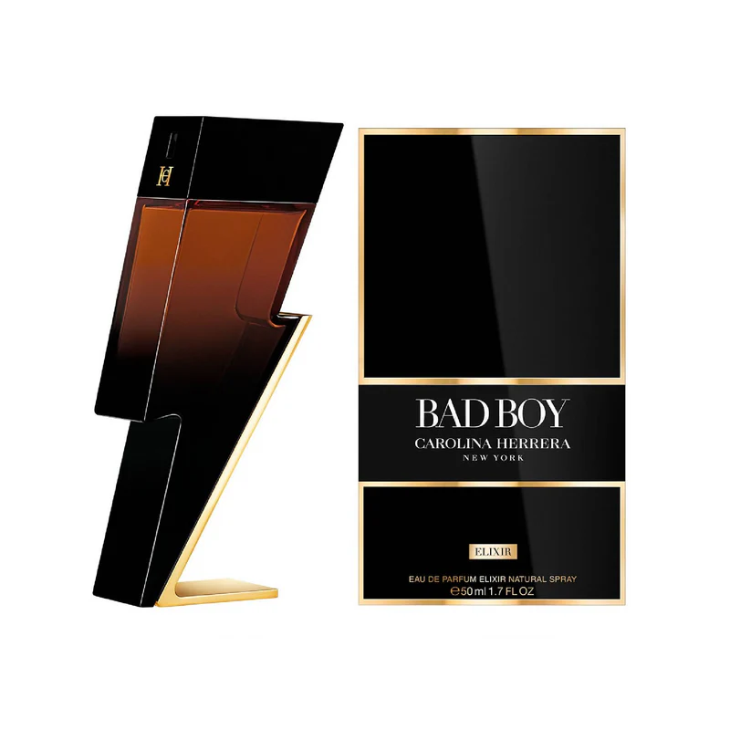 Carolina Herrera Bad Boy Elixir, Oriental Woody Fragrance For Men 50 ml