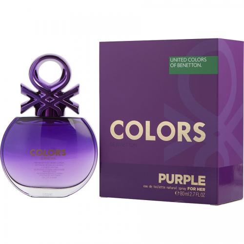 UNITED COLORS OF BENETTON COLORS PURPLE FOR WOMEN EDT 80ML