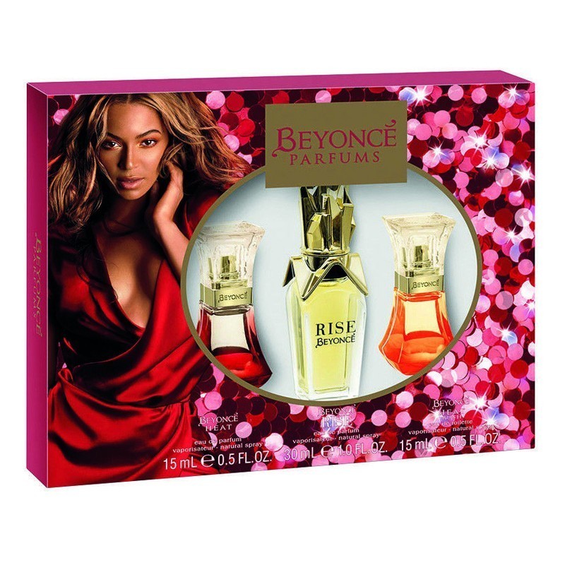 BEYONCE HEAT EDP 15ML+ RISE EDP 30ML+ HEAT RUSH EDT 15ML SET