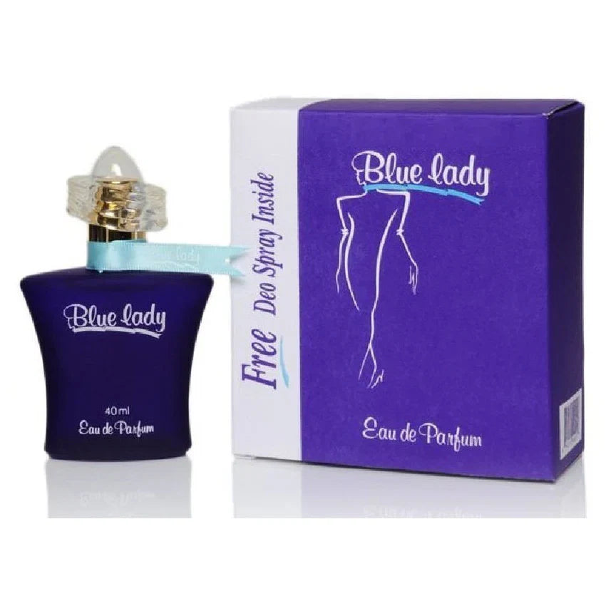 Rasasi Blue Lady With Free Deo, Eau de Parfum, 40 ml