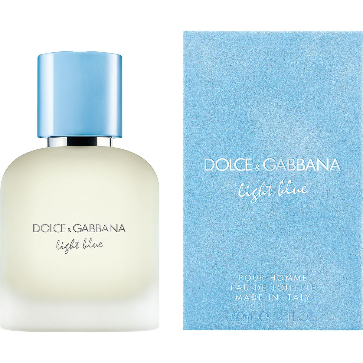 Dolce & Gabbana Light Blue Pour Homme Eau De Toilette For Men - Woody Aromatic Perfume 50ml