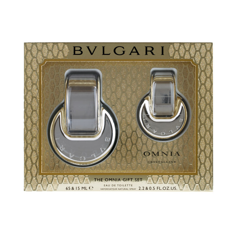 Bvlgari Omnia Crystalline For Women EDT 65ml+EDT 15ml Gift Set