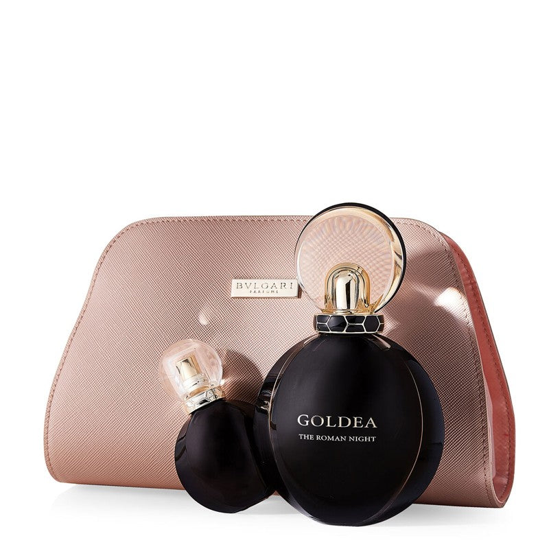 BVLGARI GOLDEA THE ROMAN NIGHT EDP 75ML+15ML MINI+POUCH SET