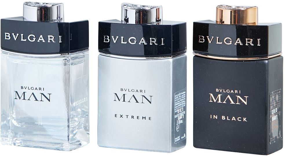 Bvlgari Extreme Gift Set for Men - Assorted Fragrances, 15 ml, 3Pcs