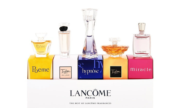 Lancome Hypnose for Unisex  5ml+Tresor  7.5ml+La Vie Est Belle 4ml+Miracle 5ml+Tresor In Love 5ml