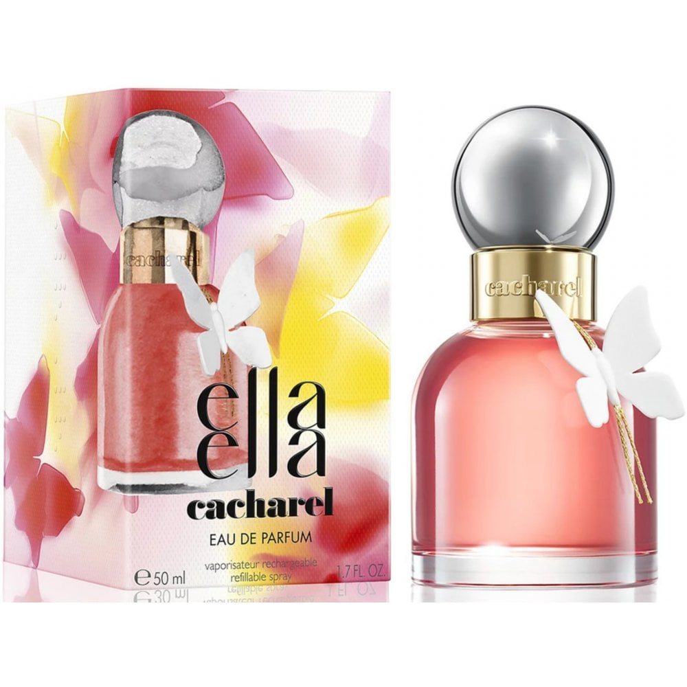 Cacharel Ella Ella Eau  De Parfum For Women - Floral Fruity Gourmand Perfume 50ml Refillable