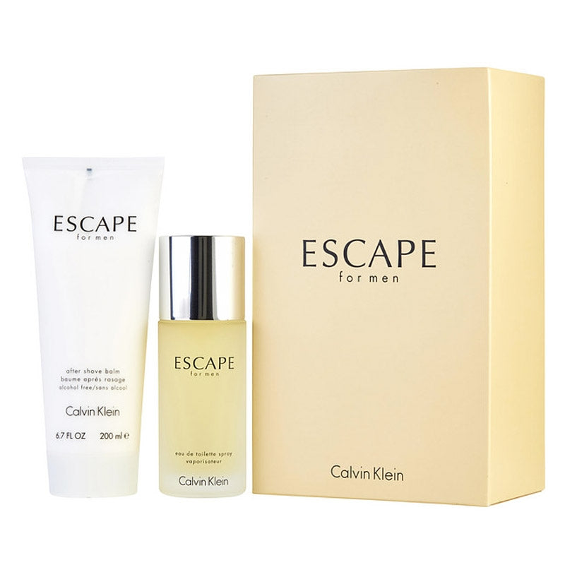 Calvin Klein Escape for Men 2 Piece Gift Set 100ml EDT+200ml After shave balm