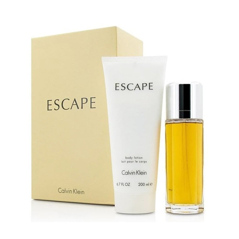 Calvin Klein Escape Gift Set - Eau De Parfum Spray +200ML Body Lotion