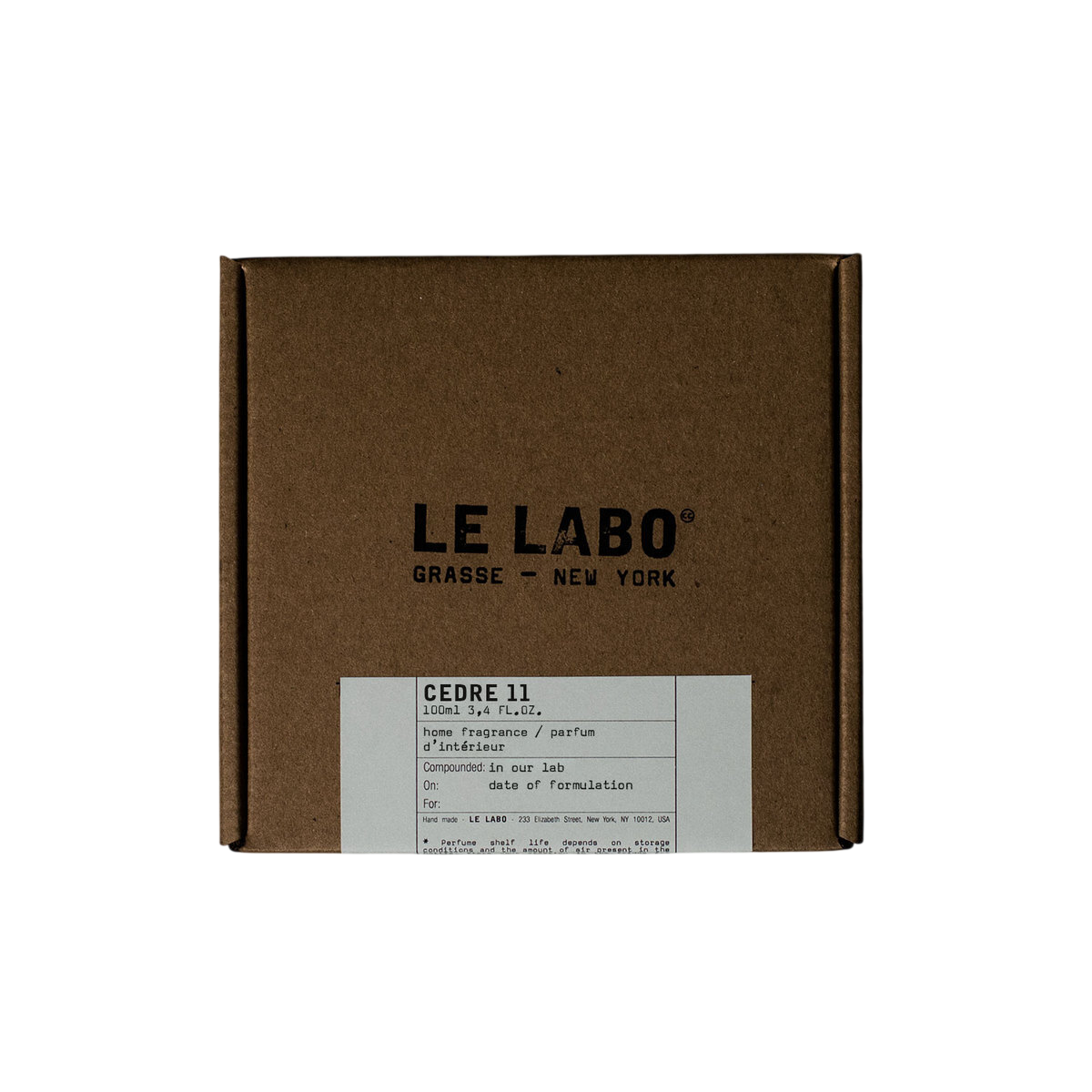 Le Labo Cedre 11 Home Fragrance Woody 100ml