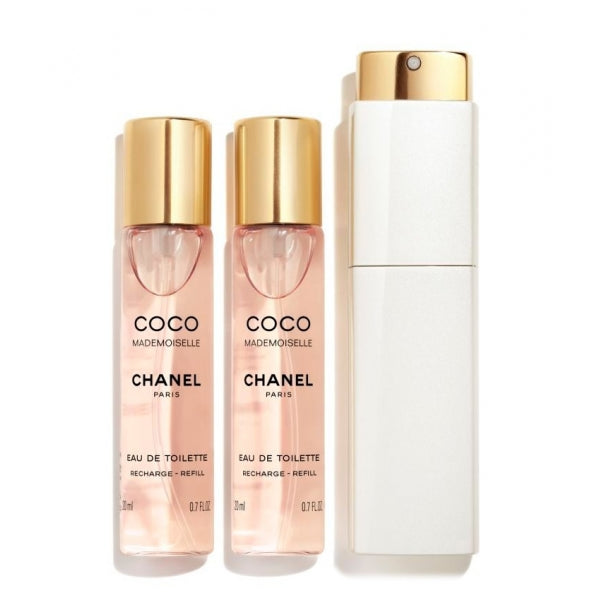 CHANEL COCO MADEMOISELLE FOR WOMEN EDT 3x20 ml TRAVEL SPRAY