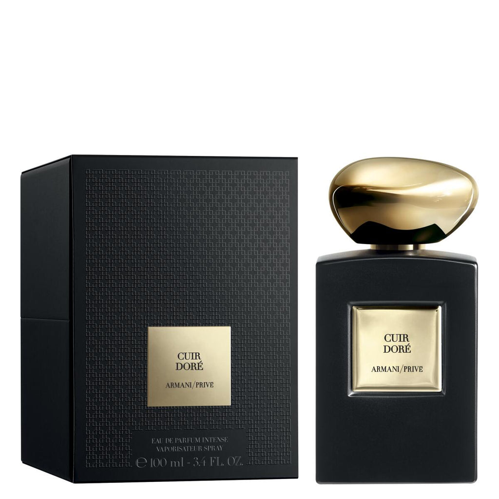 Giorgio Armani Armani Privé Cuir Doré Eau de Parfum Intense, Leather Fragrance For Women And Men 100ml