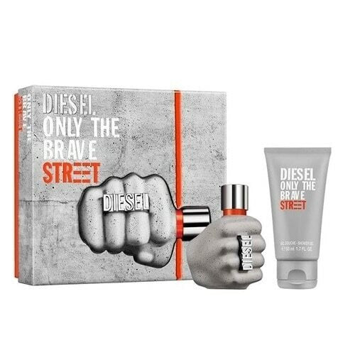 DIESEL ONLY THE BRAVE STREET POUR HOMME FOR MEN SET EDT 75 ml + SHOWER GEL 100 ml